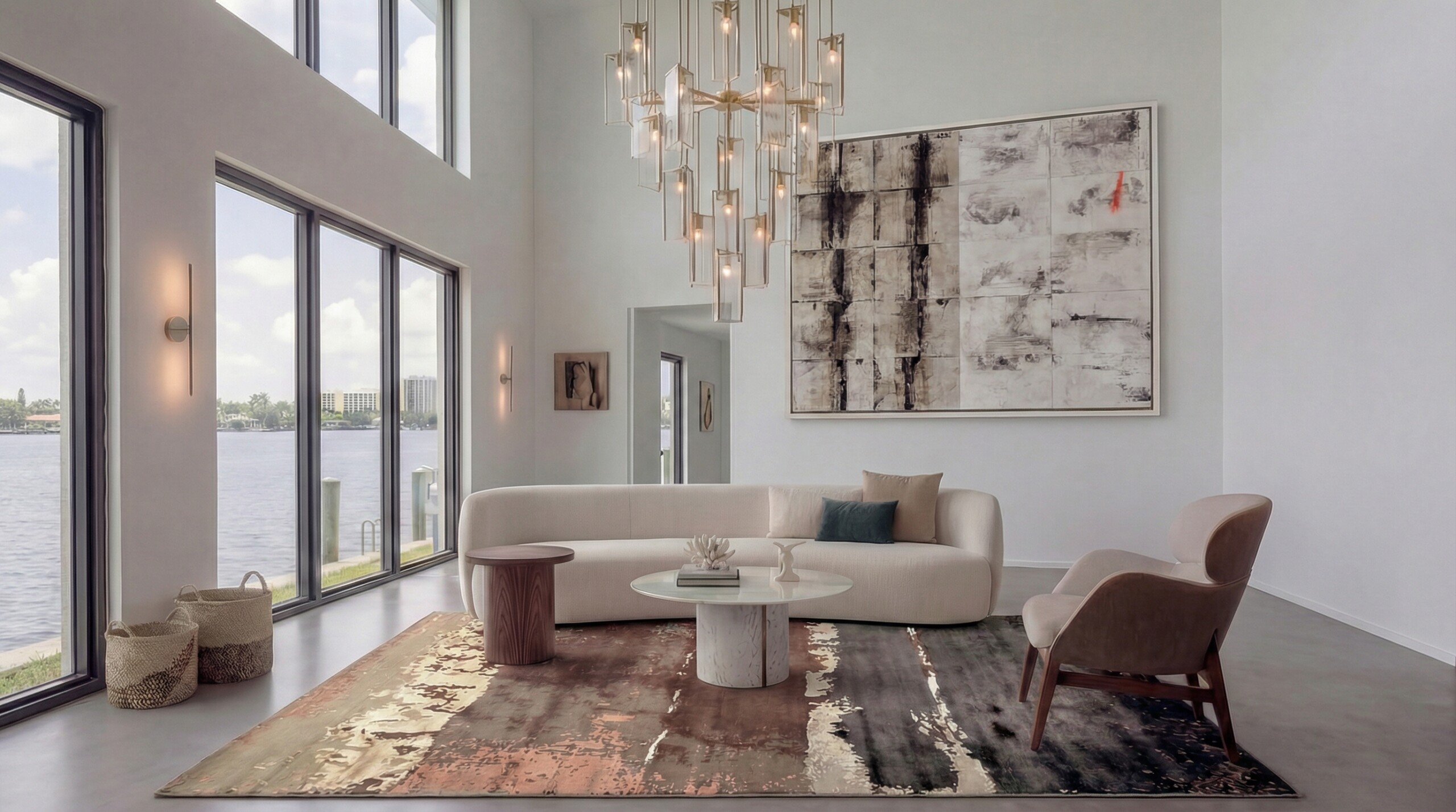 Armonia Brown Rectangular in situ 5