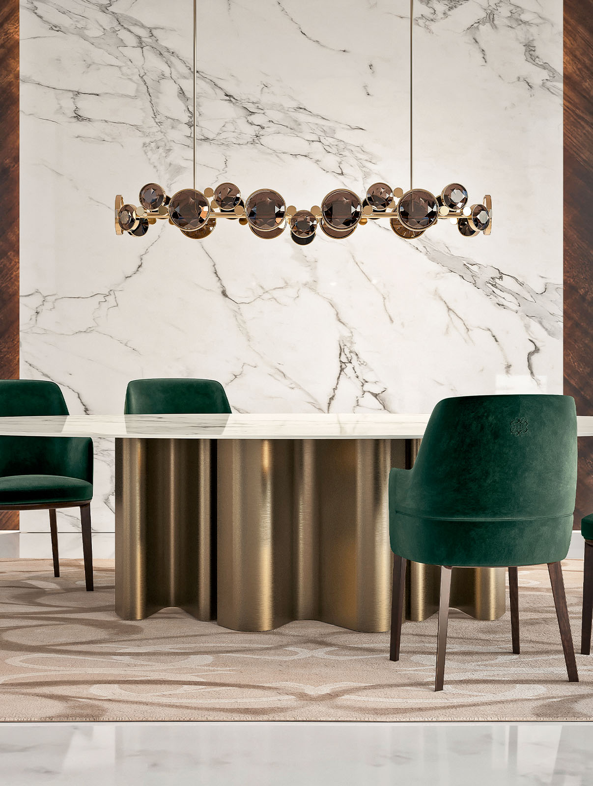 SAPPHIRE Round Lamp - One Level