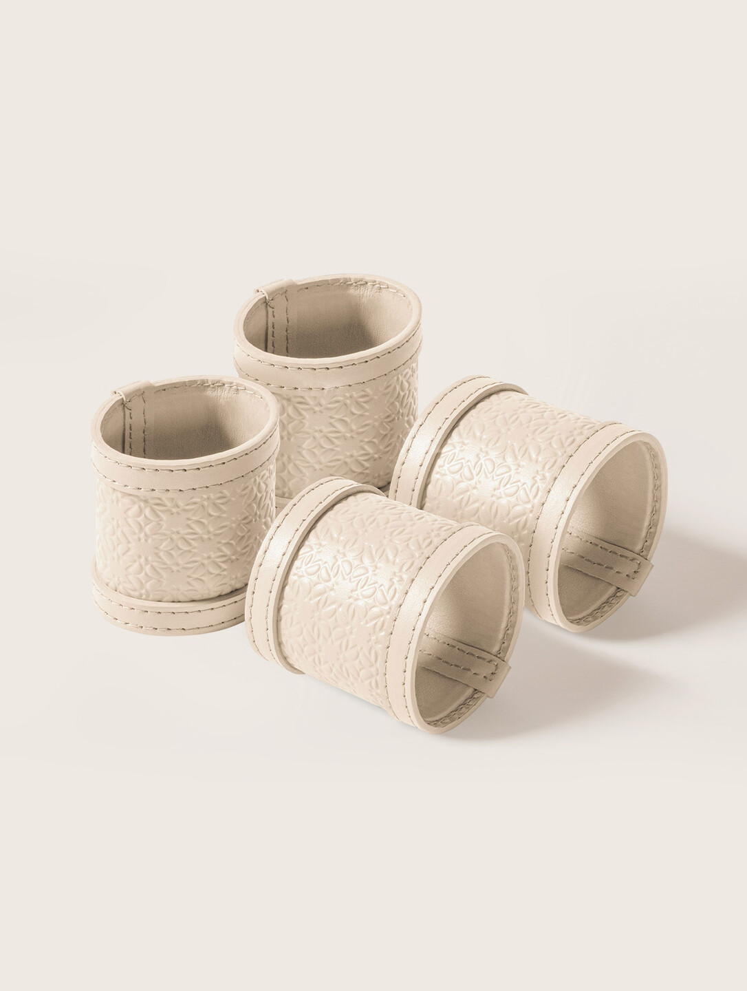 Monogram Napkin Ring - Set of 4 Image 1