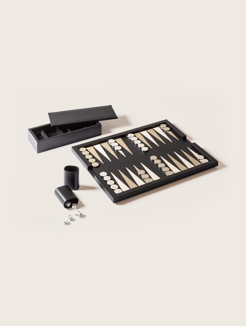 Monogram Backgammon With Handles - Image 5
