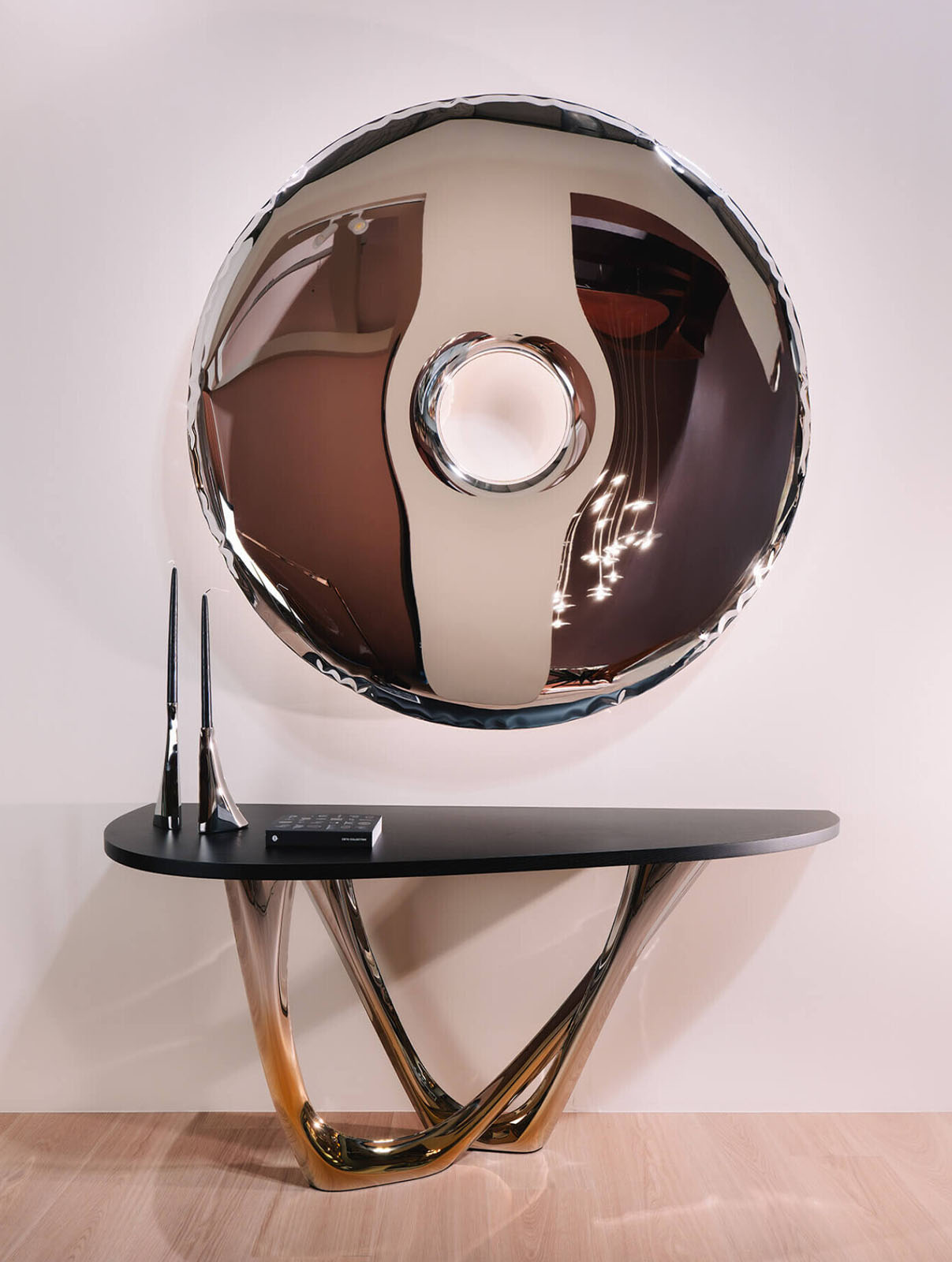 Rondo Mirror - Stainless Steel - Image 8