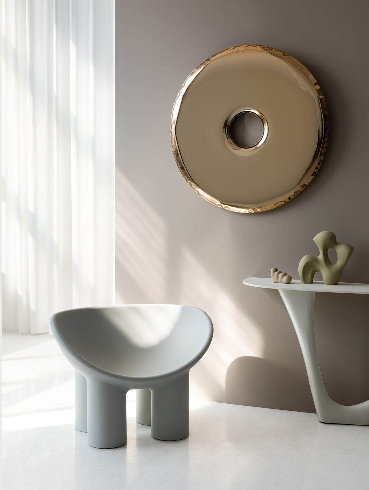 Rondo Mirror - Stainless Steel - Image 3