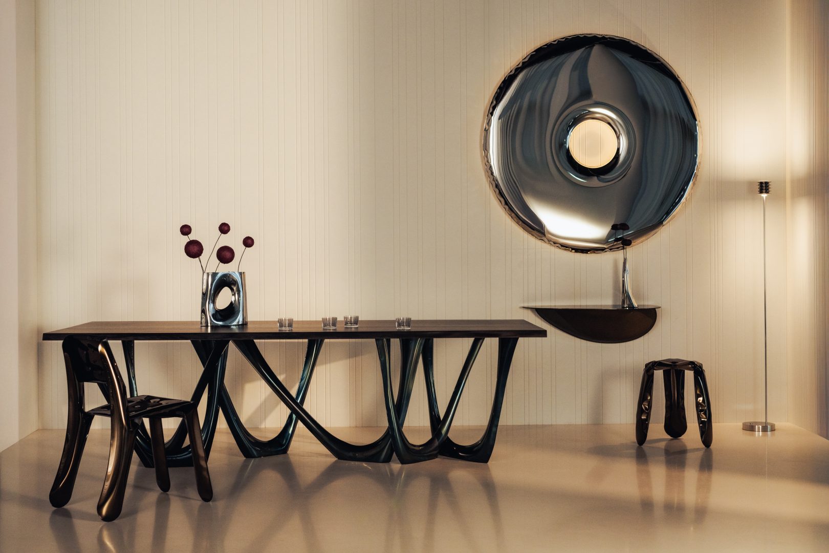 Rondo Mirror - Stainless Steel - Image 10